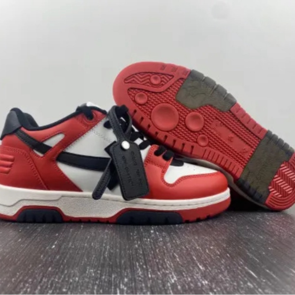 off white office out of office red